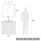 Golden Lighting Duncan 3-Light Bath Vanity in Chrome, , large