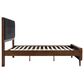 Pacific Landing Robyn 3 Piece Queen Bedroom Set in Dark Walnut with Platform Panel Bed, Dresser and Nightstand, , large