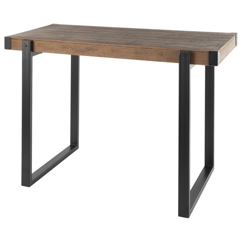 Lumisource Odessa Counter Table in Brown/Black, , large