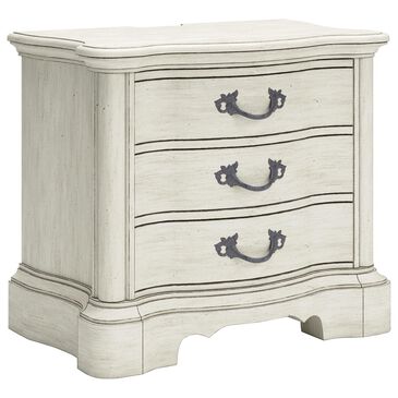 Millenium Arlendyne 3-Drawer Nightstand in Antique White, , large