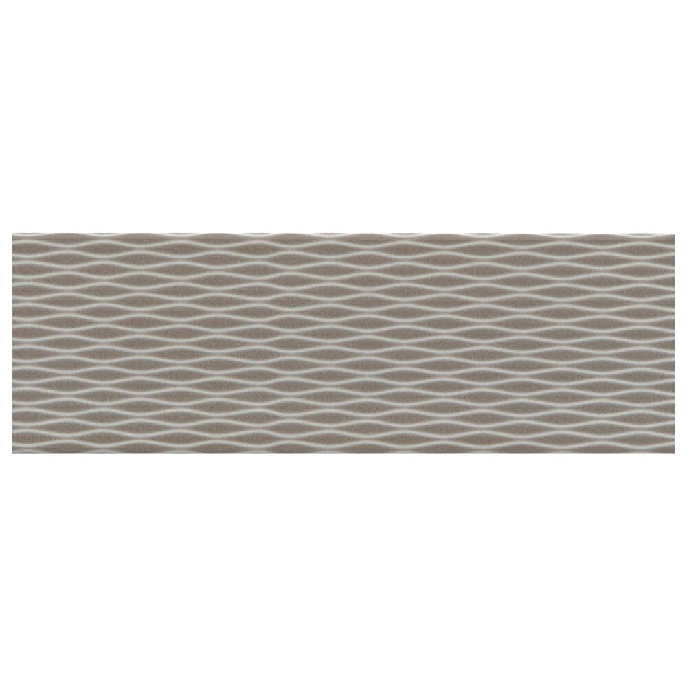 Emser Motif II Mocha 4" x 12" Ceramic Tile, , large