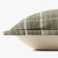 Loloi Avalon 13" x 21" Lumbar Throw Pillow in Olive, Beige and Multicolor, , large