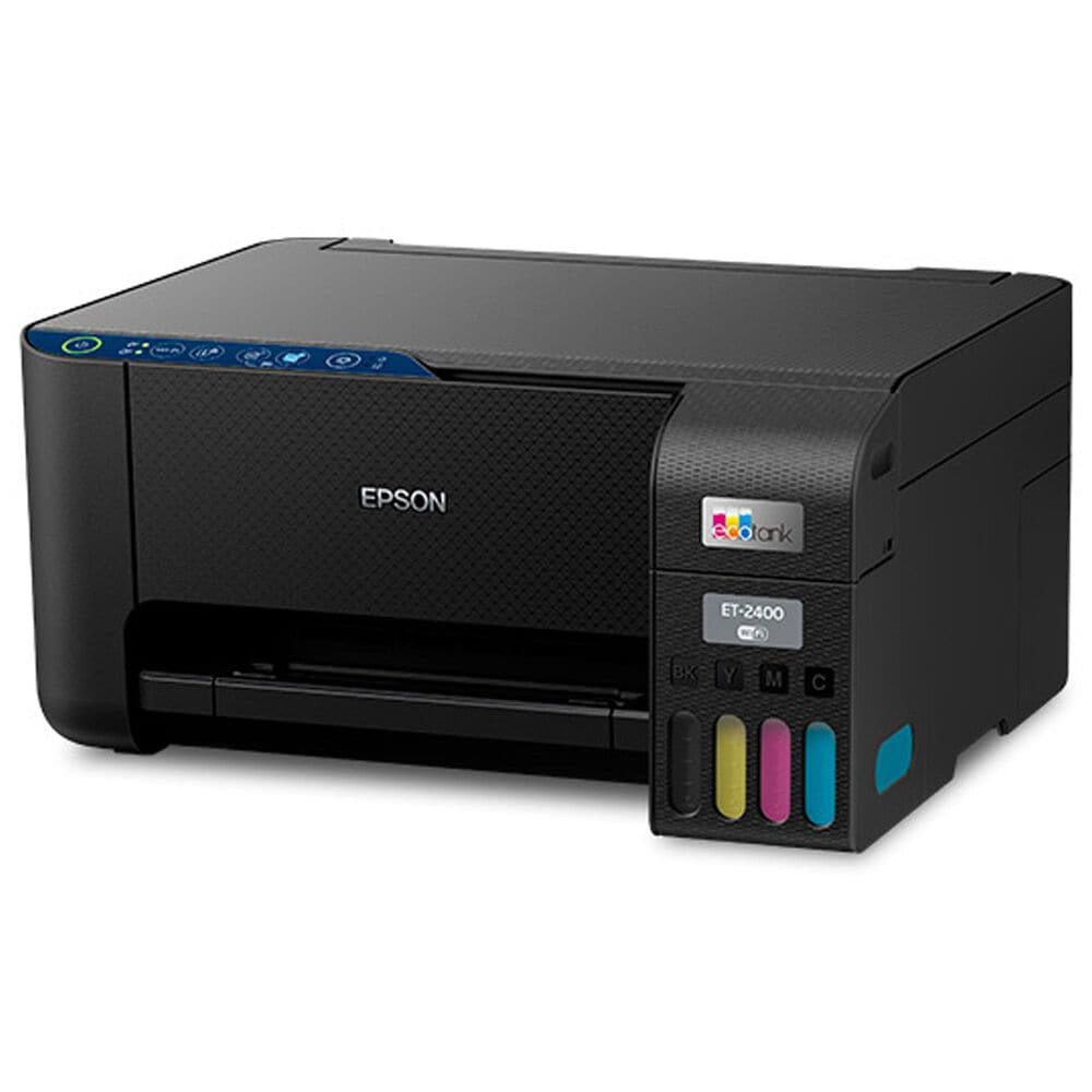 Epson EcoTank ET-2400 Wireless All-in-One Cartridge-Free Supertank Printer with Scan and Copy in Black, , large