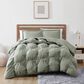 Pem America Cloud Puffer 3-Piece Full/Queen Comforter Set in Green, , large