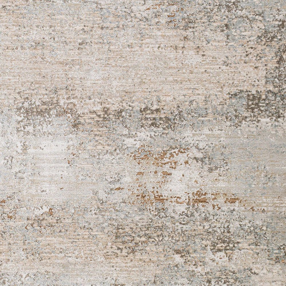 Surya Brunswick BWK-2305 5&#39;3&quot; Round Dusty Sage, Taupe, Light Gray, White, Pale Blue, Olive, Teal and Charcoal Area Rug, , large