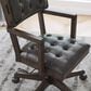Ashley Breckington Desk Chair in Dark Brown, , large