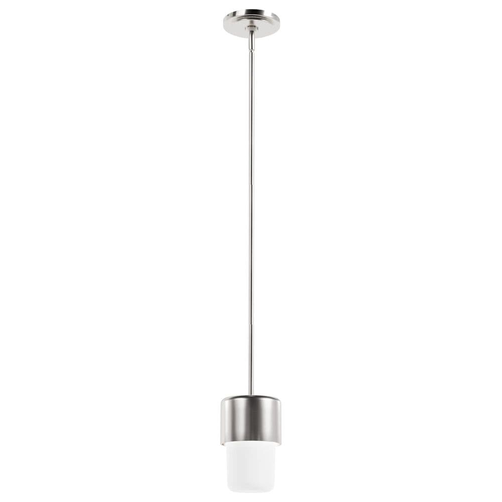 Hunter Station 1-Light Mini Pendant in Brushed Nickel, , large