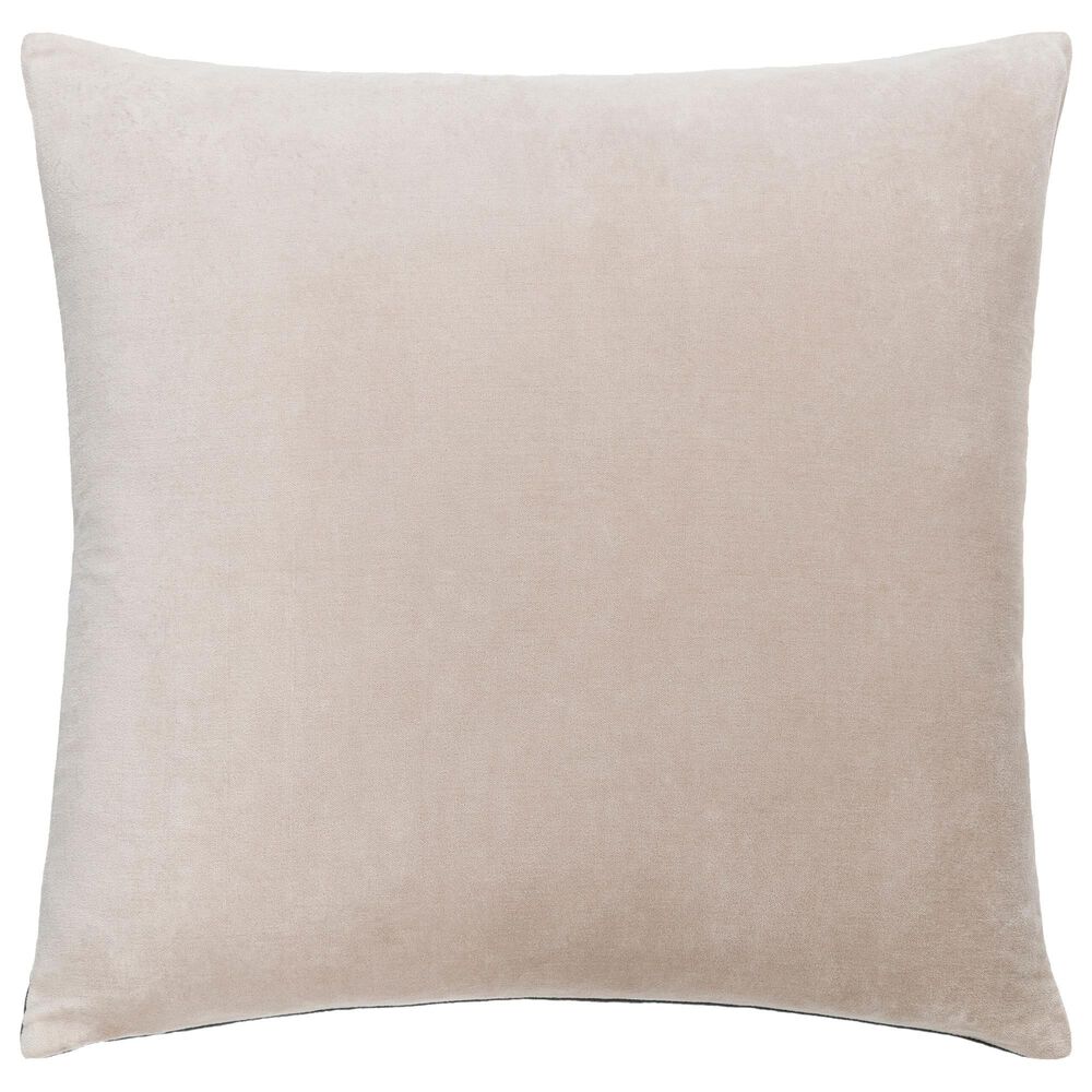 Surya 20&quot; Square Throw Pillow in Plum and Wheat, , large