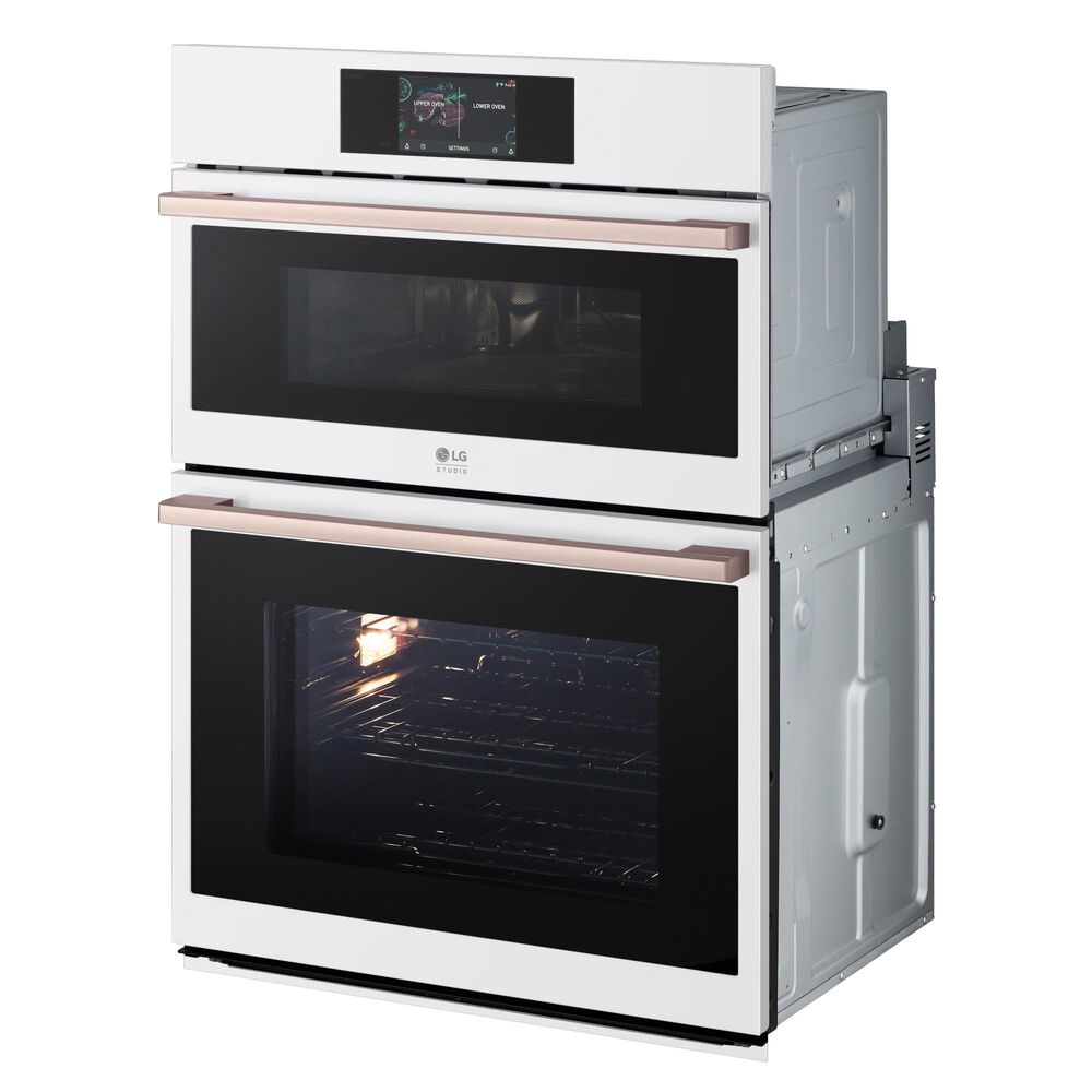 Lg Digital Appliances 4.7 and 1.7 Cu. Ft. Combination Double Wall Oven in Essence White, , large