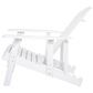 Hearth and Haven Maliu Outdoor Folding Adirondack Chair with Extendable Leg in White, , large