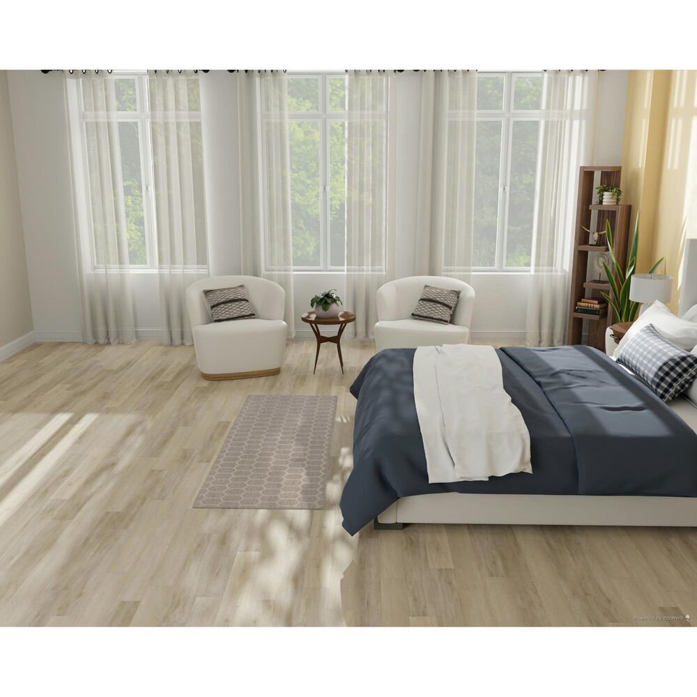 Nourison Twist Reversible 2&#39; x 6&#39; Grey Indoor/Outdoor Runner, , large