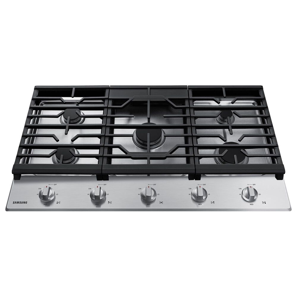Samsung 36" Gas Cooktop 5 Burner in Stainless Steel, , large