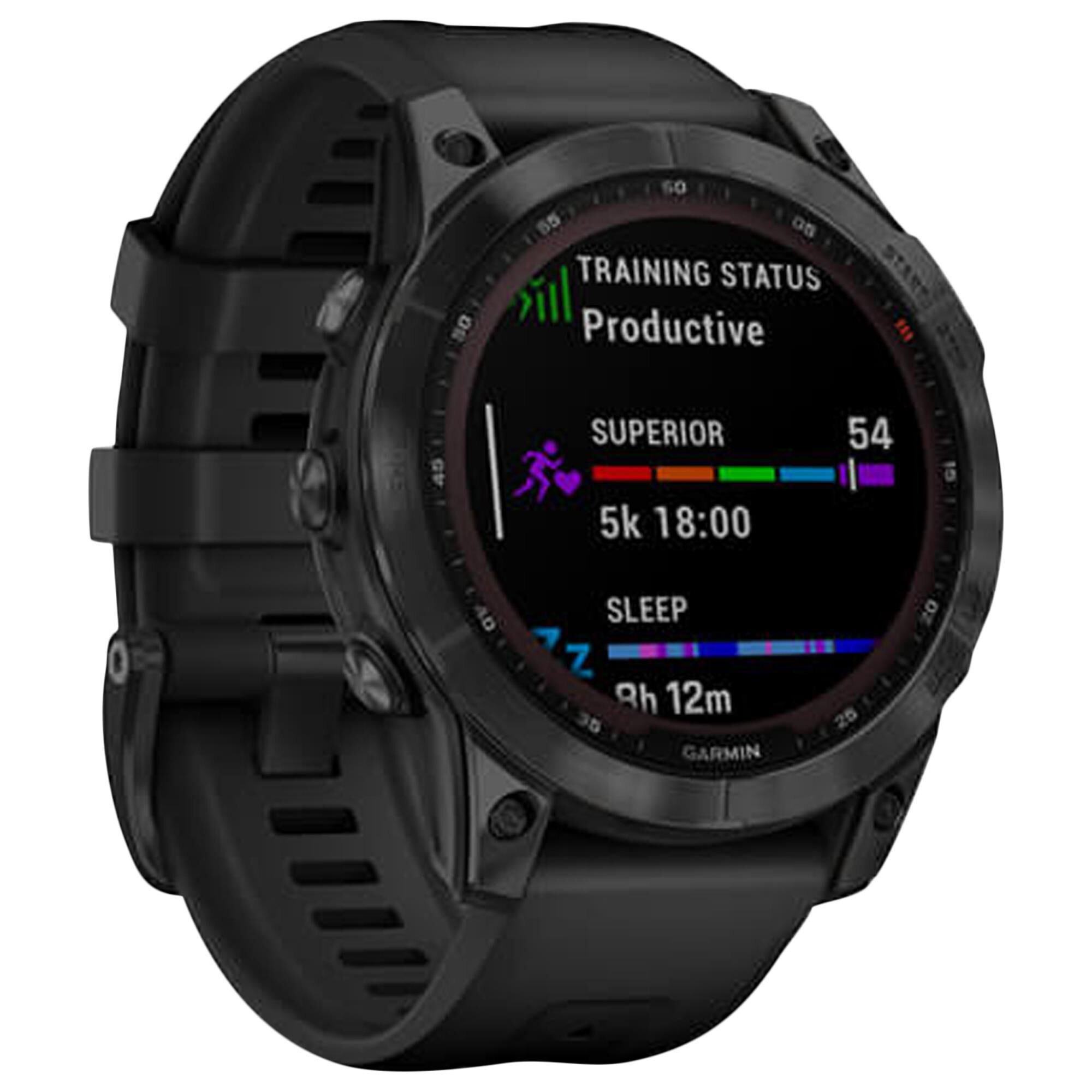 Garmin dlc top titanium band