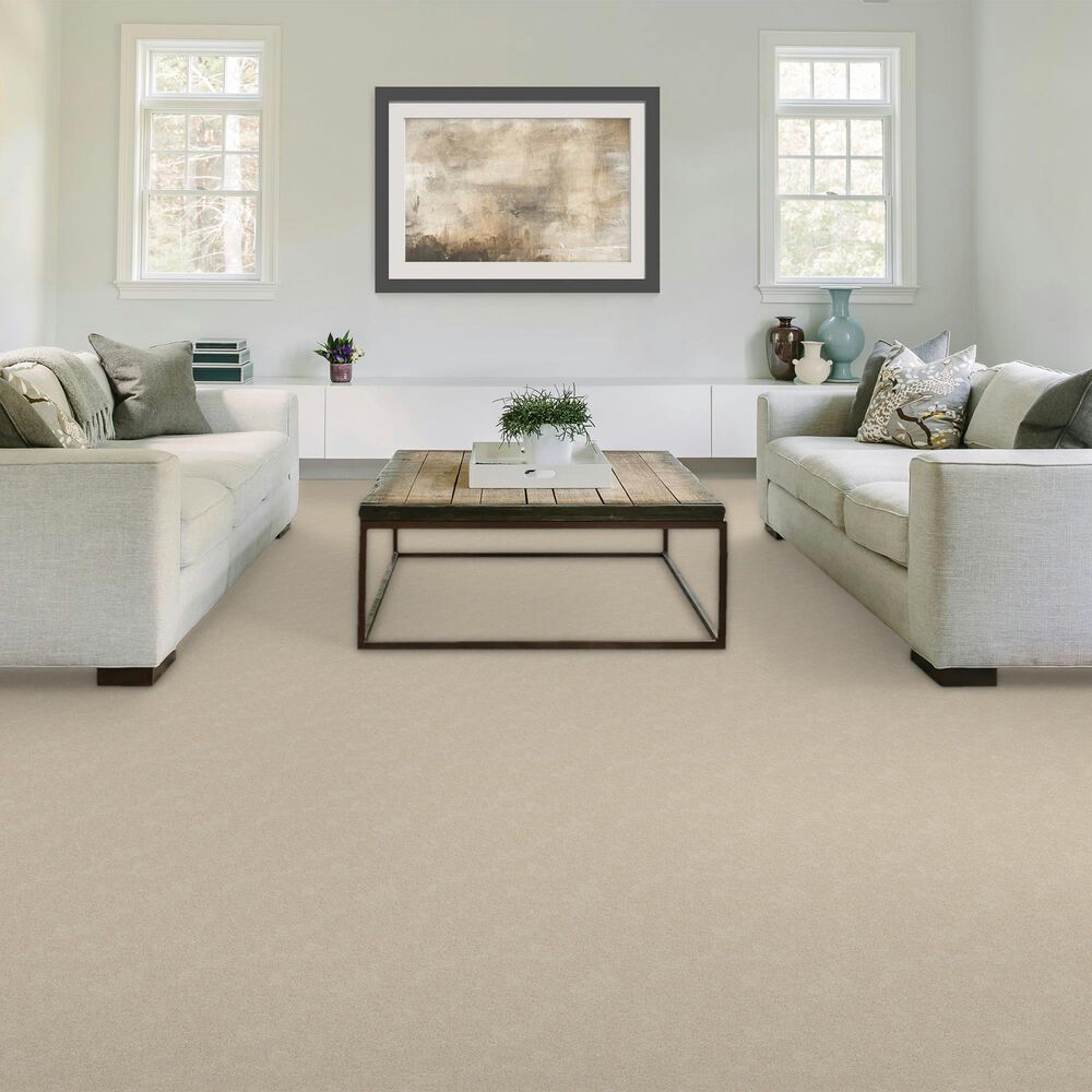 Mohawk Paw Pathway Carpet in Sugar Cone, , large