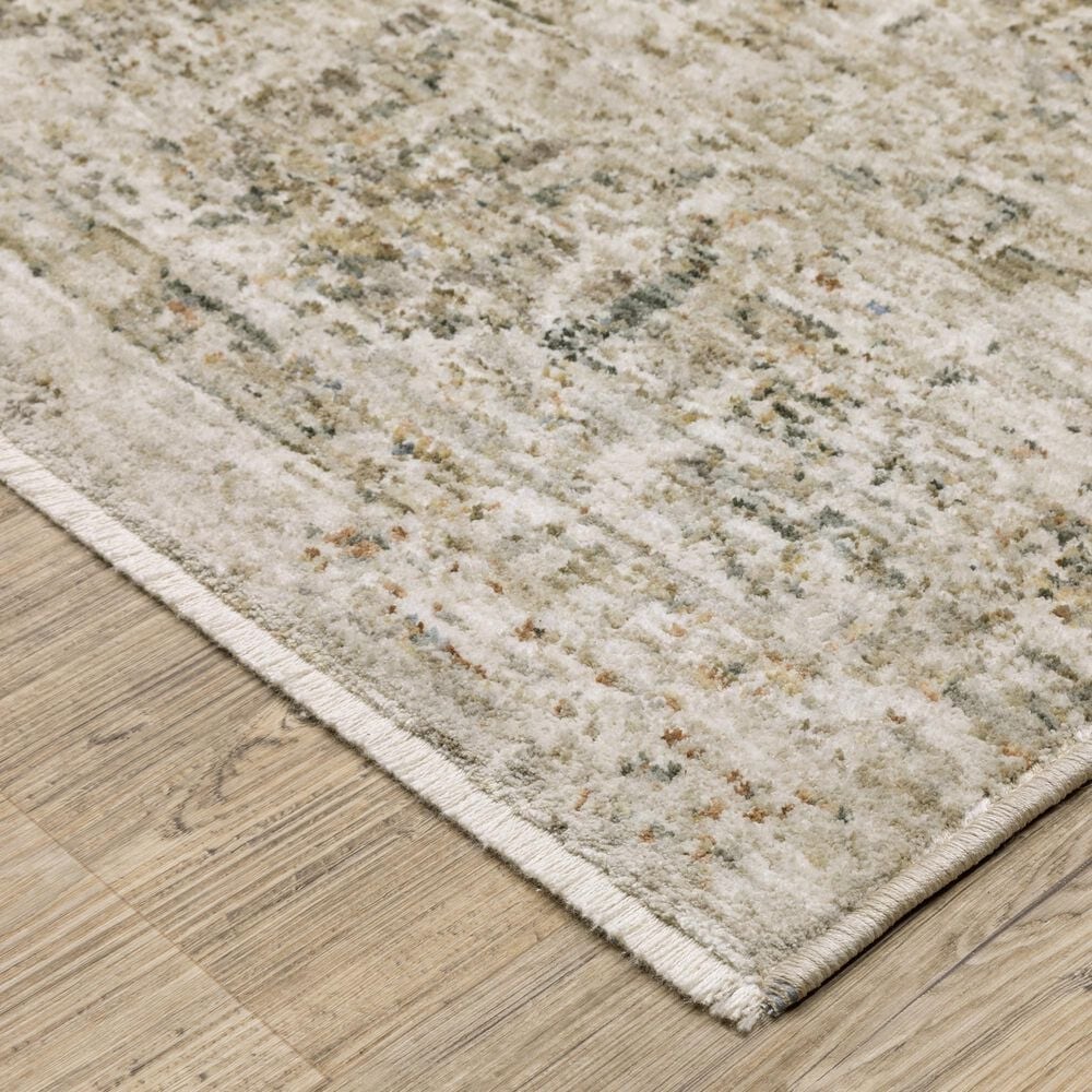 Oriental Weavers Avalon AVA08 Beige and Grey 3&#39;2&quot; x 5&#39; Area Rug, , large