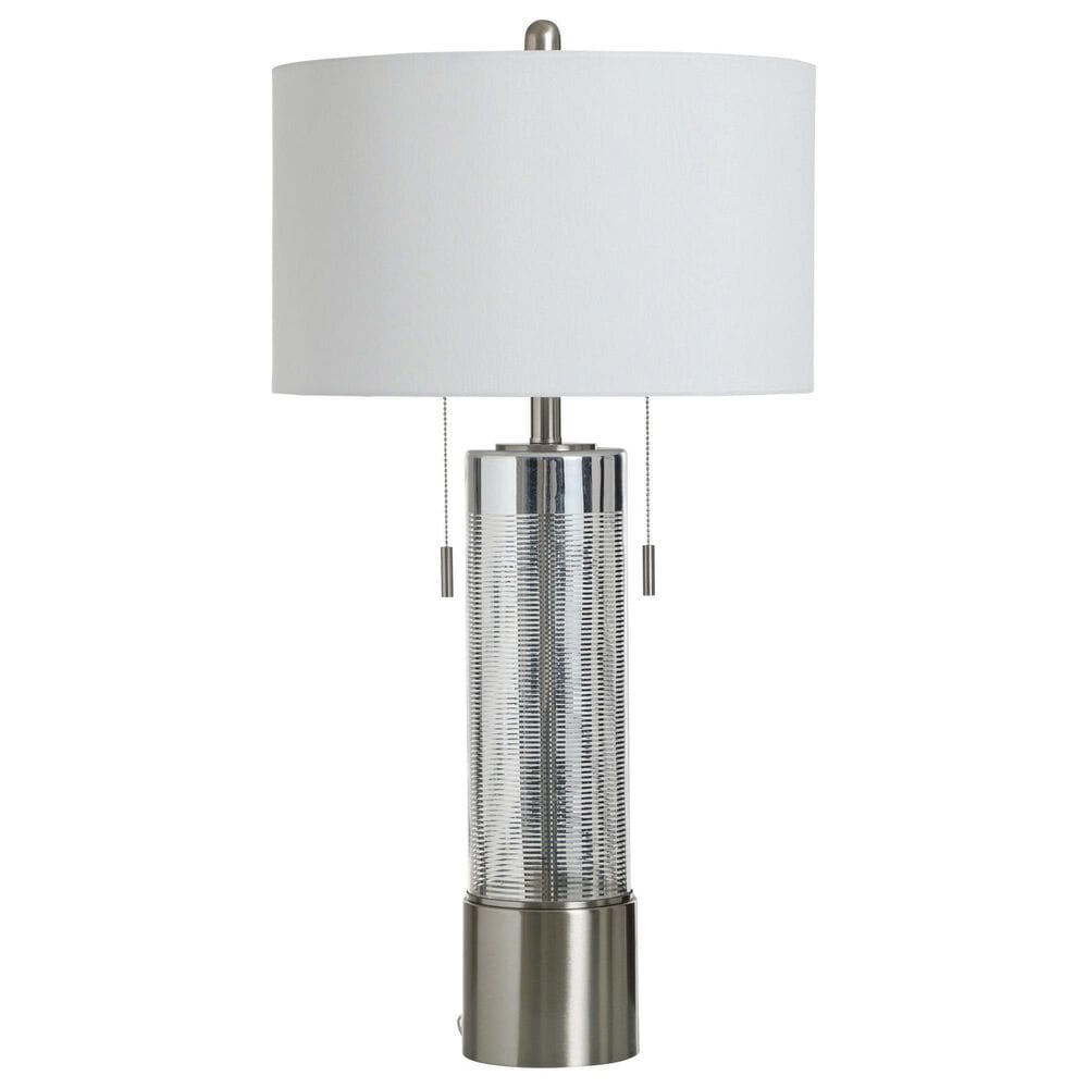 Flair Industries Morienval Table Lamp in Silver, , large