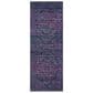 Surya Harput HAP-1003 2"7" x 7"3" Teal, Blue and Garnet Runner, , large
