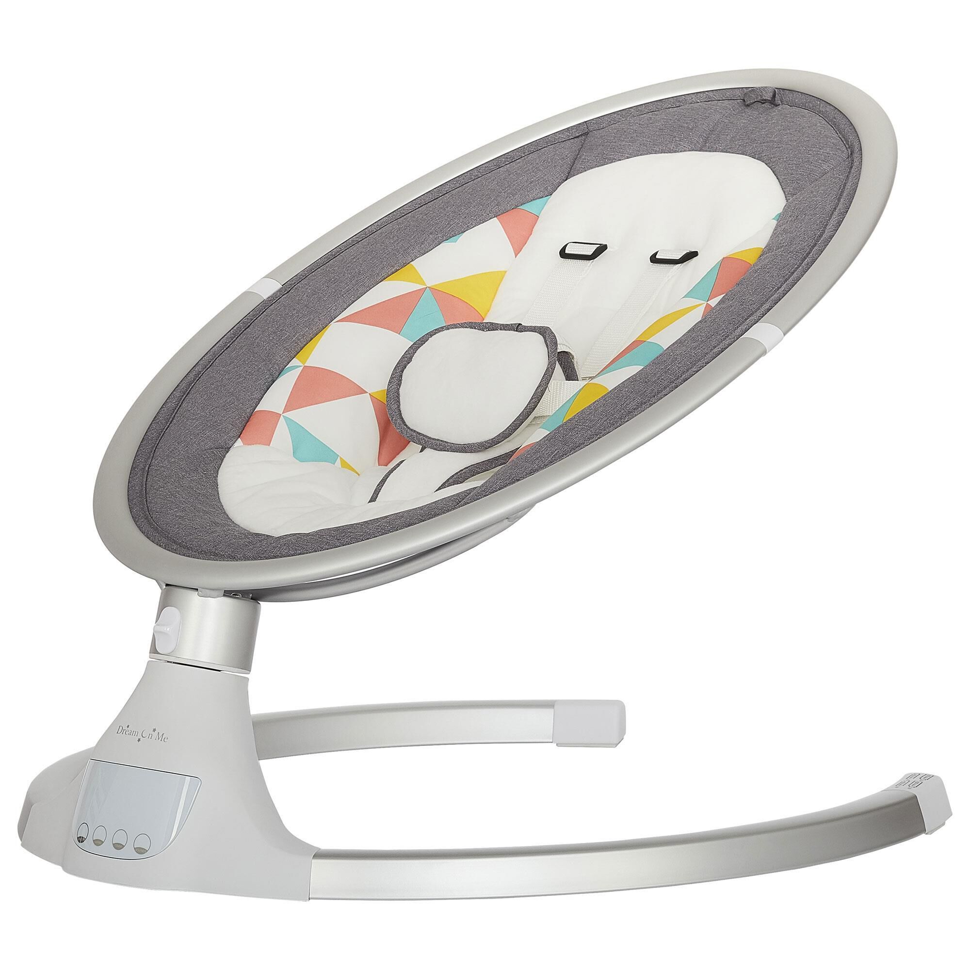 Dream on me zazu cradling swing in grey and outlet pink