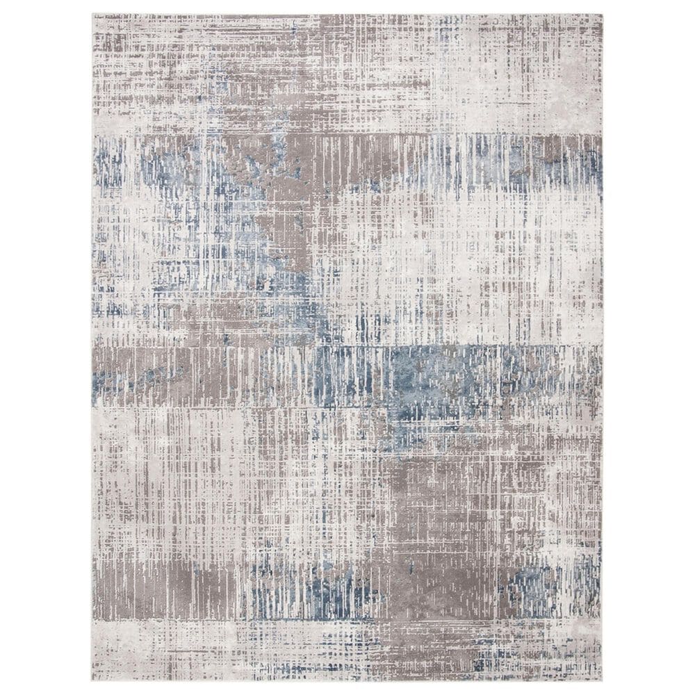 Safavieh Craft CFT874F 8" x 10" Grey and Blue Area Rug, , large