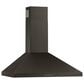 Whirlpool 30" Chimney Wall Mount Range Hood in Fingerprint Black Stainless Steel, , large