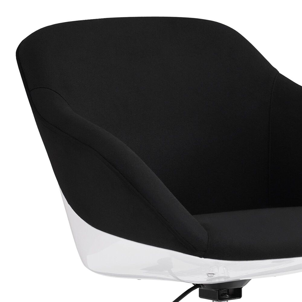 Rta Products Llc Low-Back Upholstered Task Chair in Black, , large