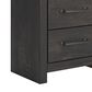 Ashley Hollivern 2-Drawer Nightstand in Dark Gray, , large