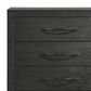 Mayberry Hill Allan 5-Drawer Chest in Black, , large