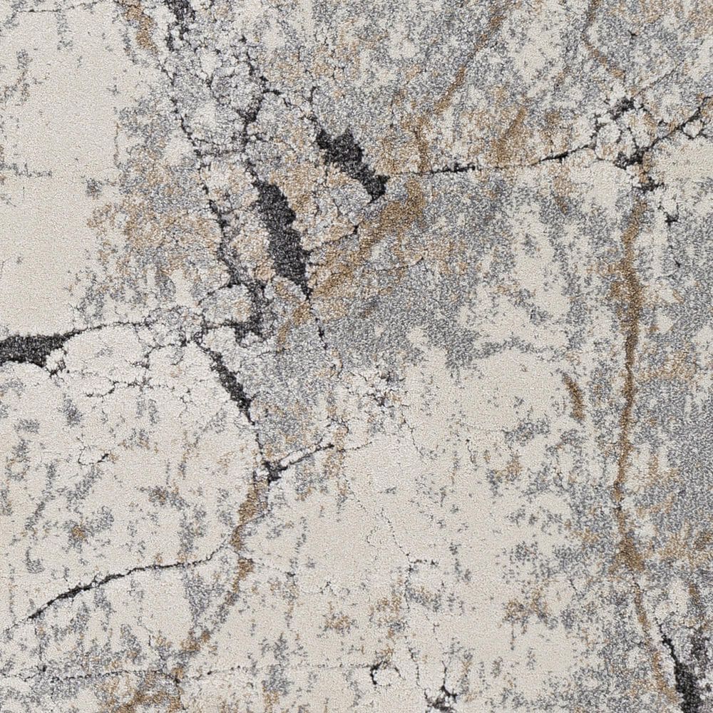 Surya Tuscany TUS-2314 7&#39;10&quot; x 10&#39;3&quot; Cream, Khaki, Gray and Charcoal Area Rug, , large