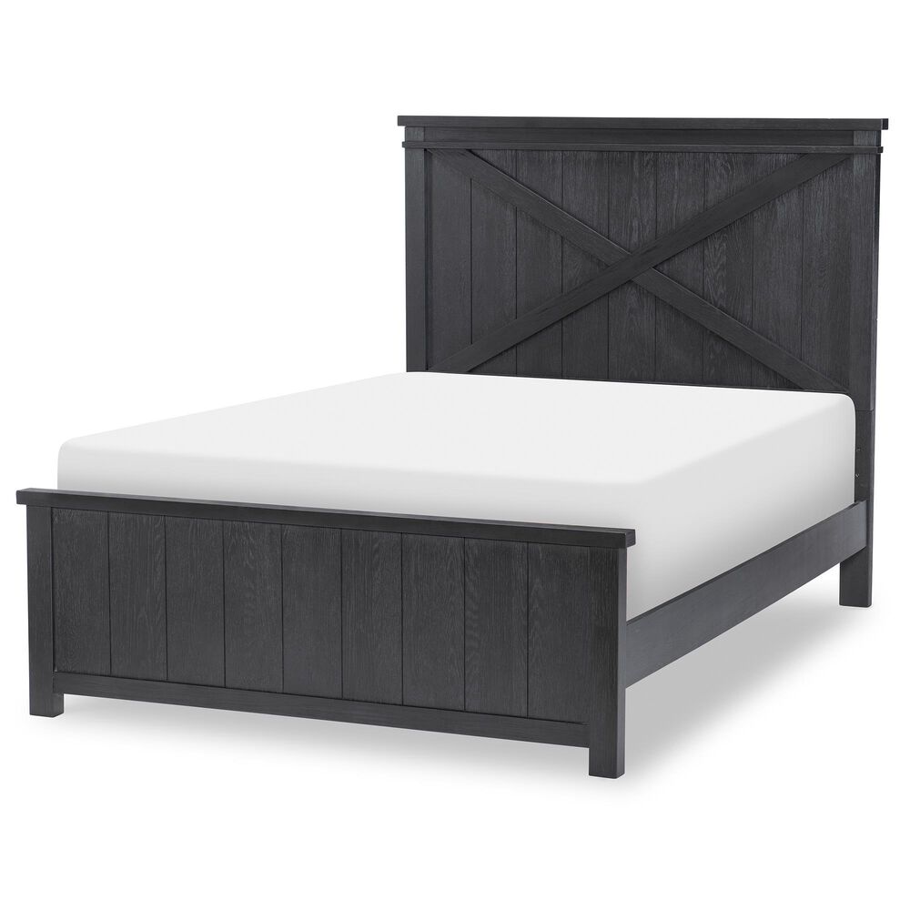 Legacy Classic Flatiron Full Panel Bed with Trundle in Midnight, , large
