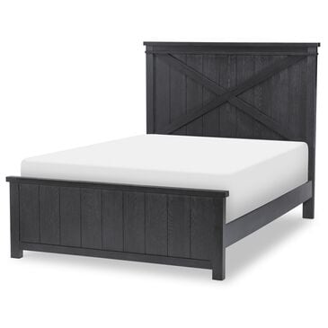 Legacy Classic Flatiron Full Panel Bed with Trundle in Midnight, , large