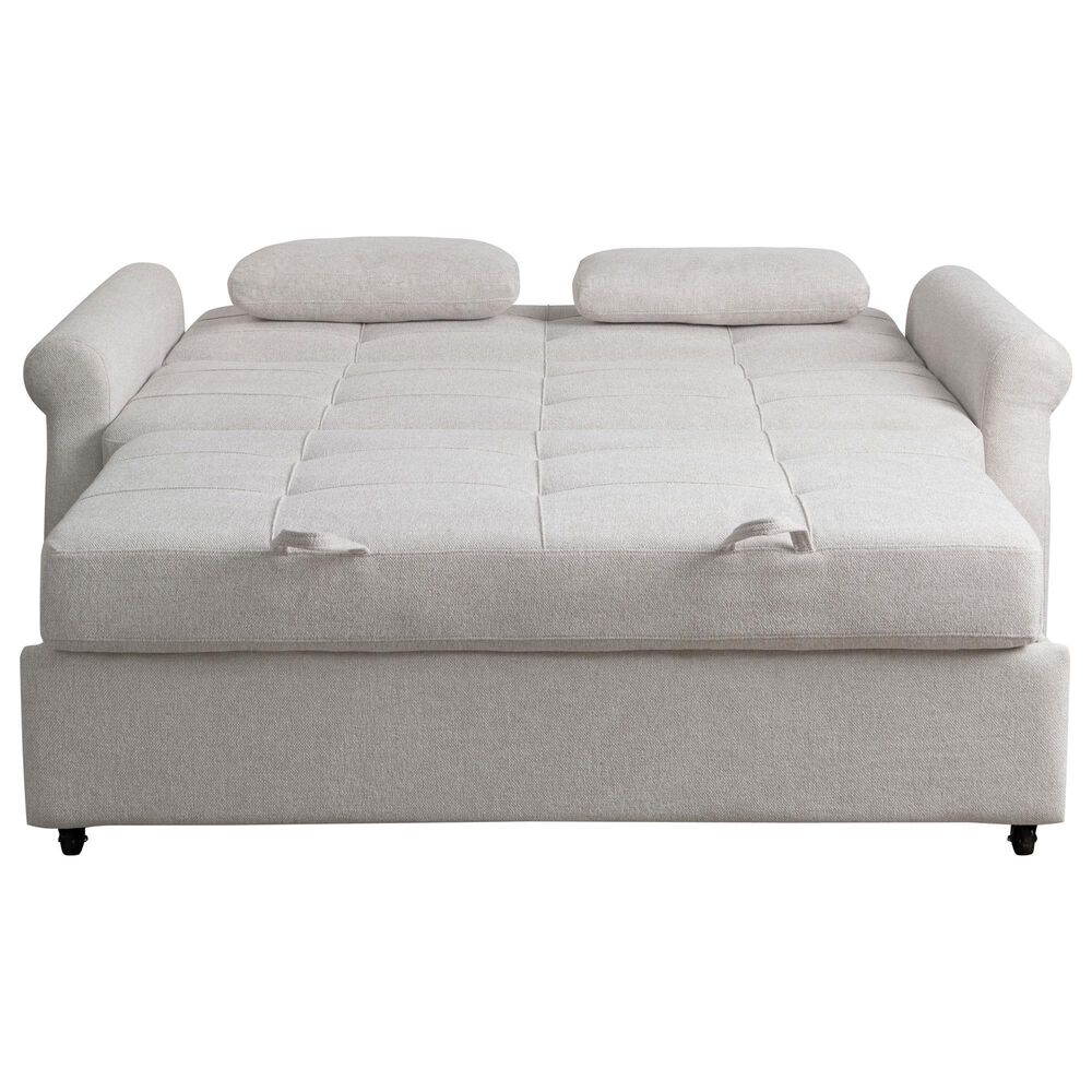 Lifestyle Solutions Hampton Queen Convertible Sofa in Oatmeal, , large