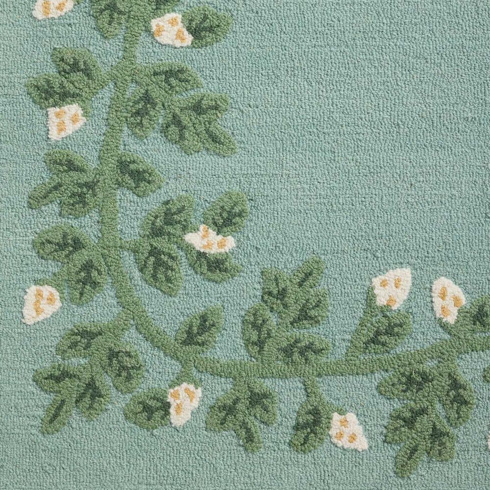 Rifle Paper Co. x Loloi Highgrove Blue 2'6" x 7'6" Runner, , large