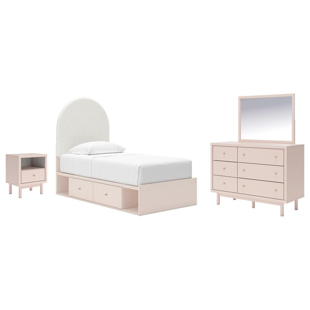 Ashley Ashley Wistenpine 5-Piece Bedroom Set in Pink, , large