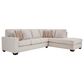 Ashley Aviemore 2-Piece Sectional with Right-Facing Chaise in Stone, , large