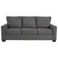 Ashley Rannis Stationary Queen Sofa Sleeper in Pewter, , large