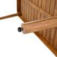 Hearth and Haven Outdoor 63" Rectangular Dining Table in Teak - Table Only, , large