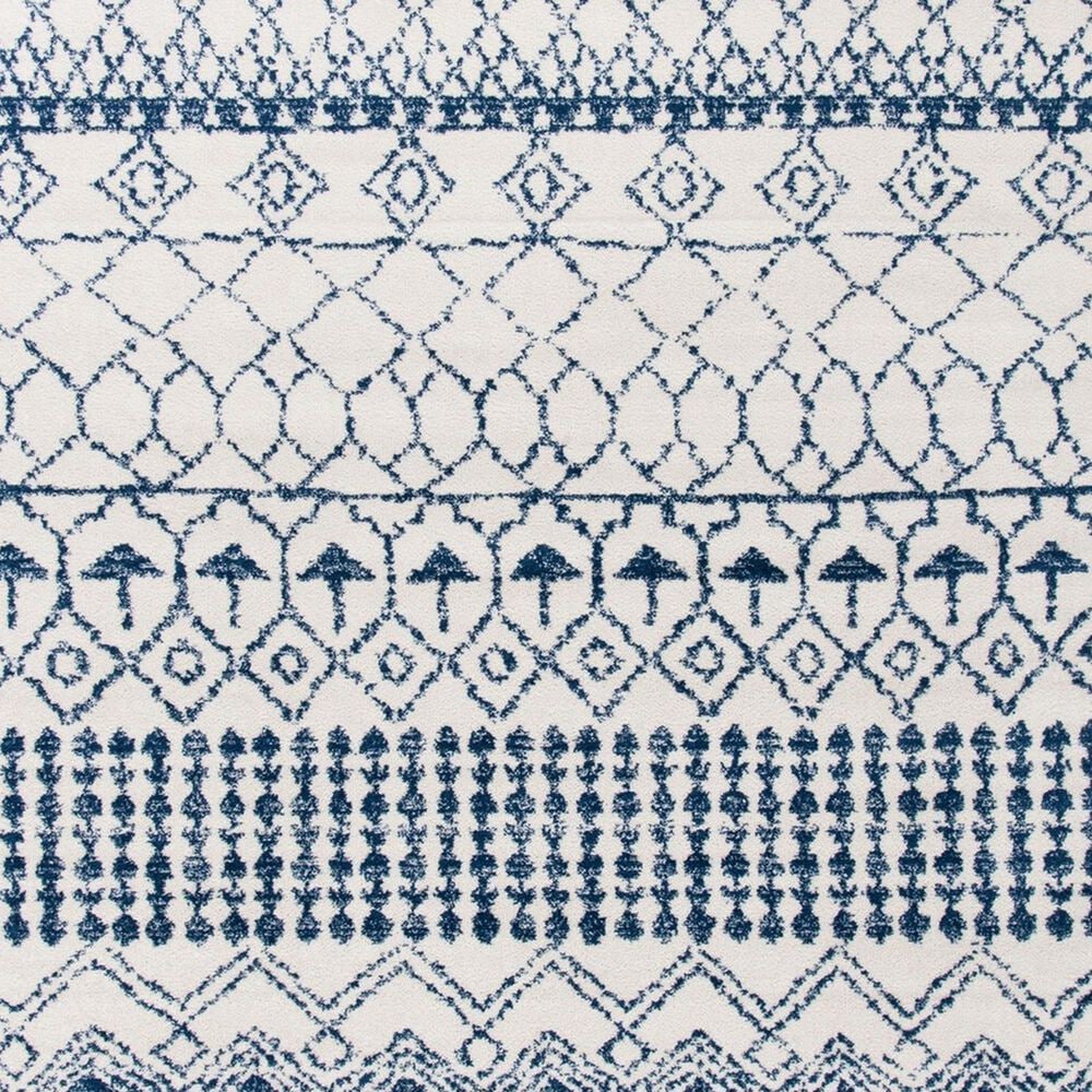 Safavieh Tulum  3&#39; x 5&#39; Ivory and Navy Area Rug, , large