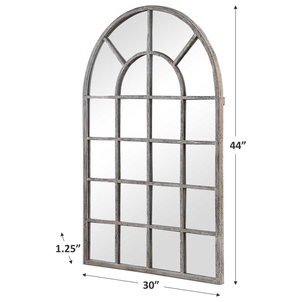 Salt &amp; Light Wall Mirror in Antique Rustic Gray, , large