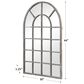 Salt & Light Wall Mirror in Antique Rustic Gray, , large