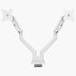 Arozzi Alzare Neo Duo Dual Arm Gas Spring Monitor Arm in White, , large