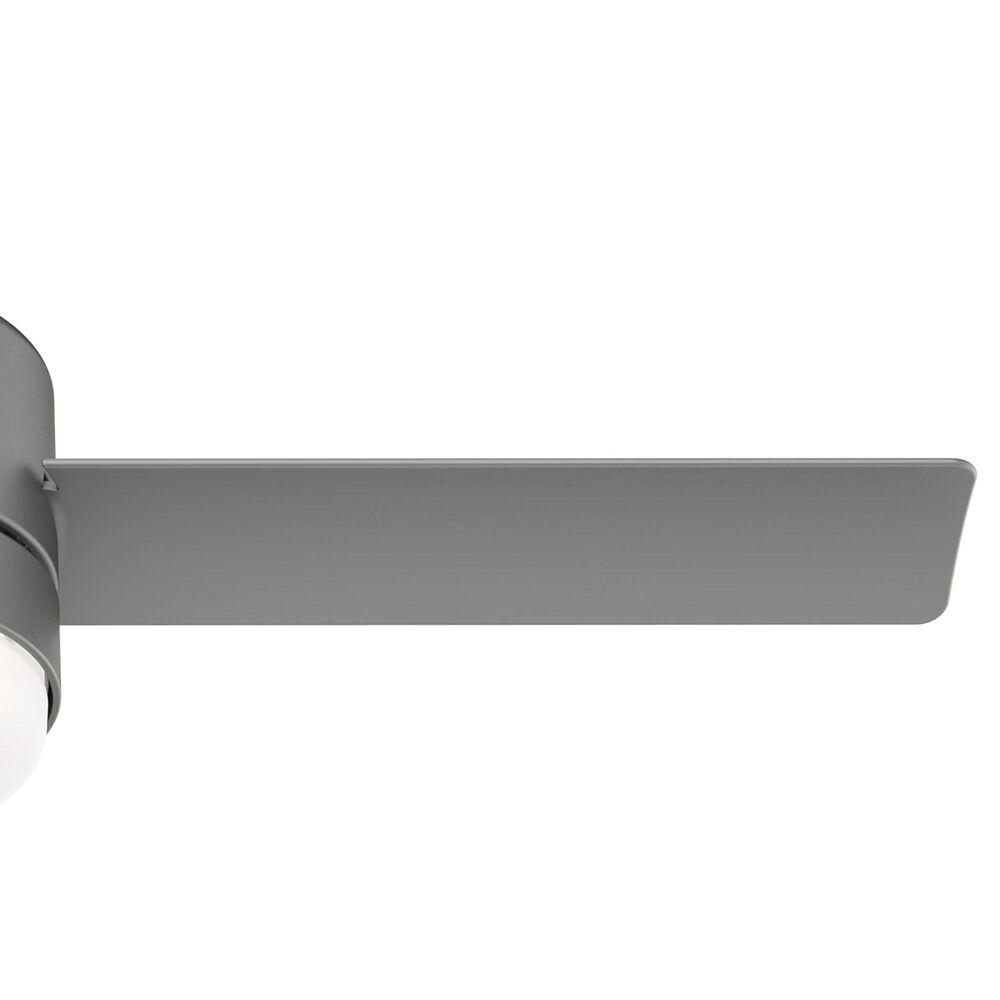 Hunter Gilmour 44&quot; Indoor/Outdoor Ceiling Fan with LED Lights in Matte Silver, , large