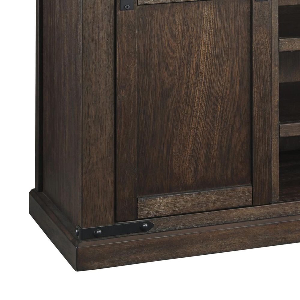 Ashley Budmore Extra Large TV Stand in Rustic Brown, , large