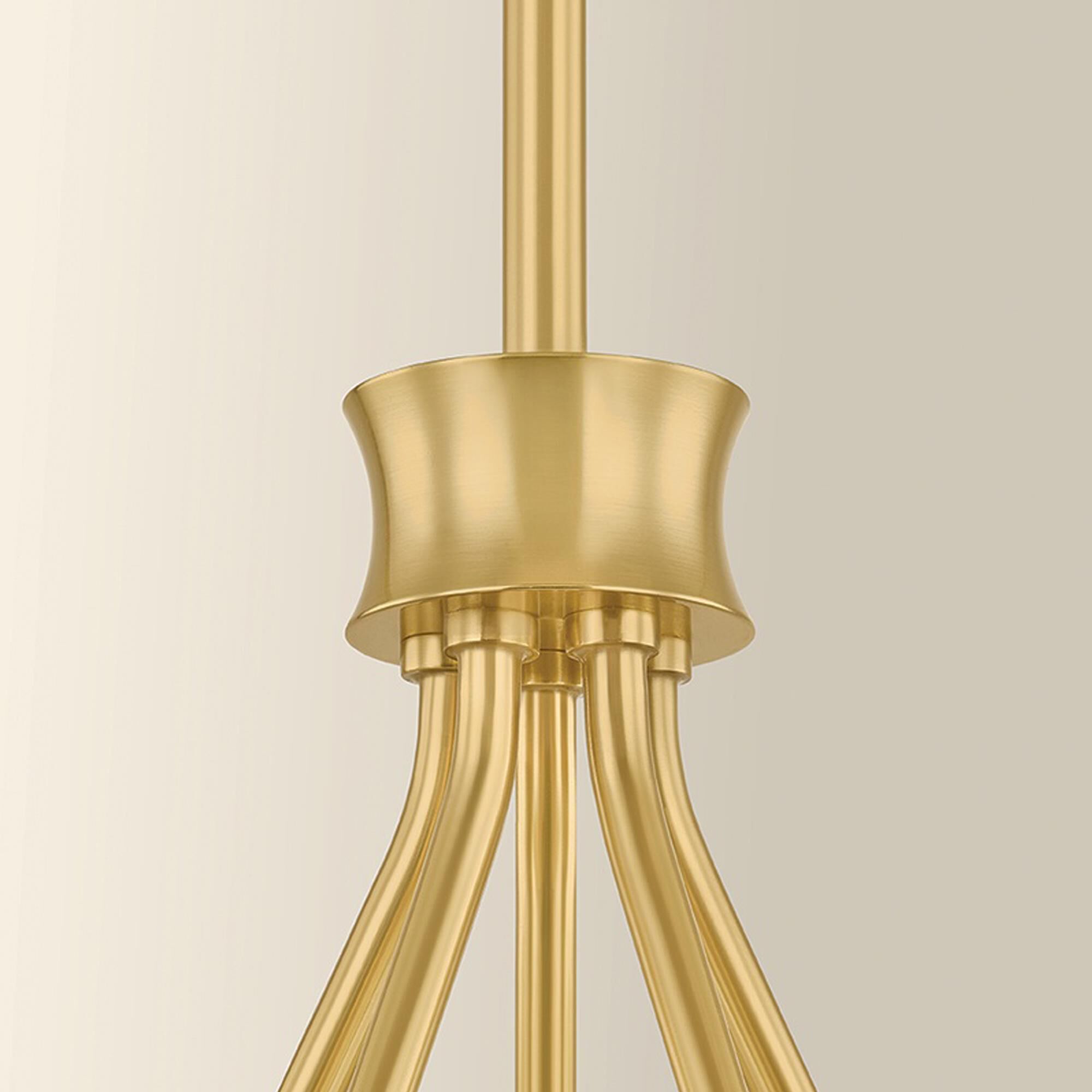 Mitzi Lighting Genevieve 5-Light Chandelier in Aged Brass