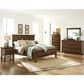 Cedar and Sage Hill Crest King Storage Bed in Dark Chestnut, , large