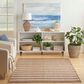 Nourison Positano POS03 Jute and Ivory 7" x 10" Indoor/Outdoor Area Rug, , large