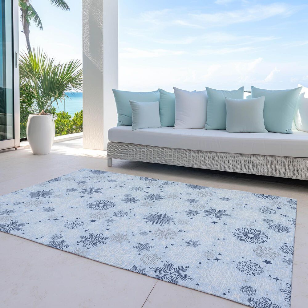 Dalyn Rug Company Wonderland WN31 5&#39; x 7&#39;6&quot; Sky Indoor/Outdoor Area Rug, , large