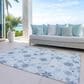 Dalyn Rug Company Wonderland WN31 5" x 7"6" Sky Indoor/Outdoor Area Rug, , large