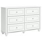Ashley Kozlani 5-Piece Full Panel Storage Bedroom Set in Matte White, , large