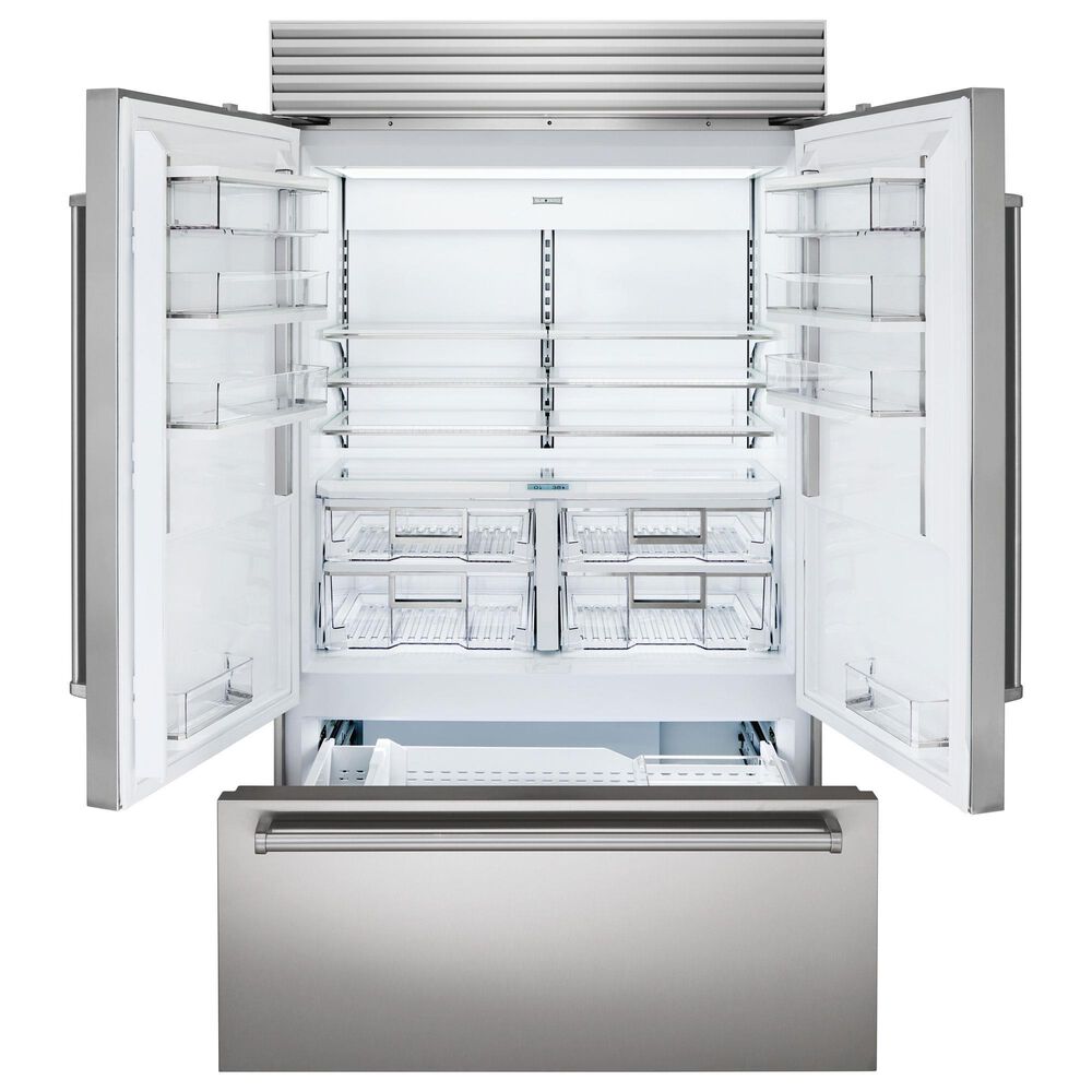 Sub Zero Classic 28.9 Cu.Ft. French Door Refrigerator with Internal Dispenser in Stainless Steel, , large