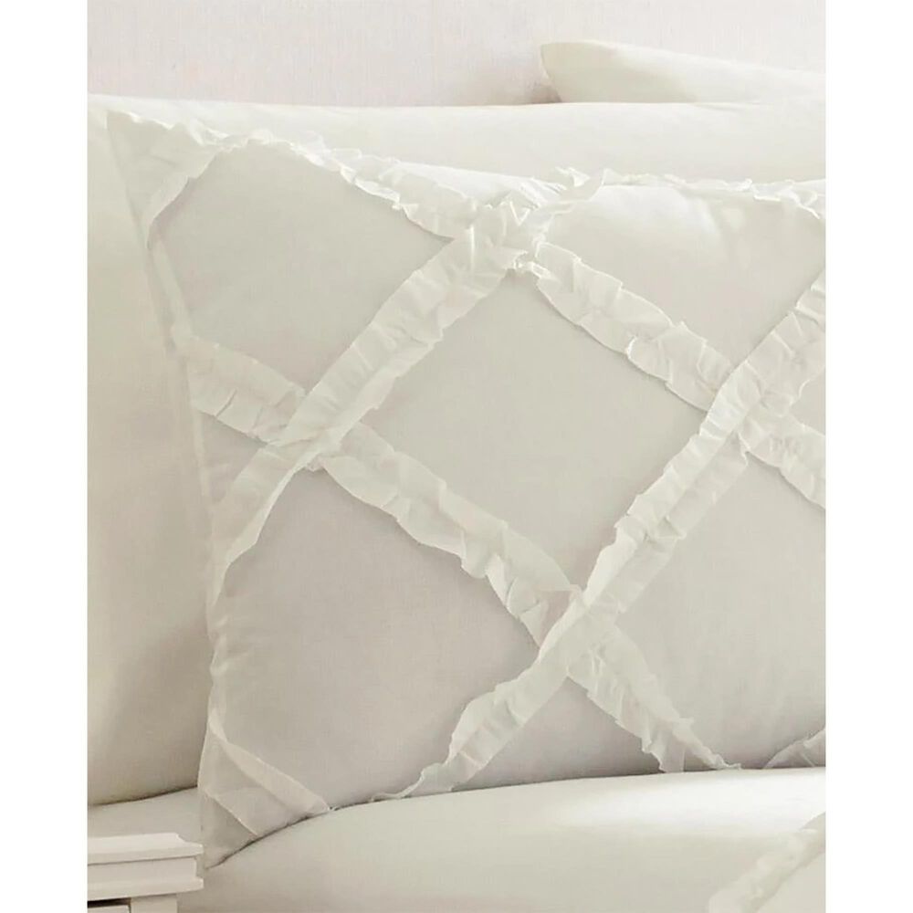 Revman Adelina 3-Piece King Duvet Cover Set in White, , large